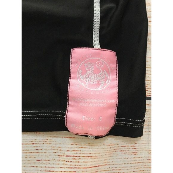 WHITE TIGER WELLNESS WOMEN'S LONGSLEEVE ACTIVEWEAR/FITNESS TOP BLACK SMALL SPF50 - Picture 4 of 8